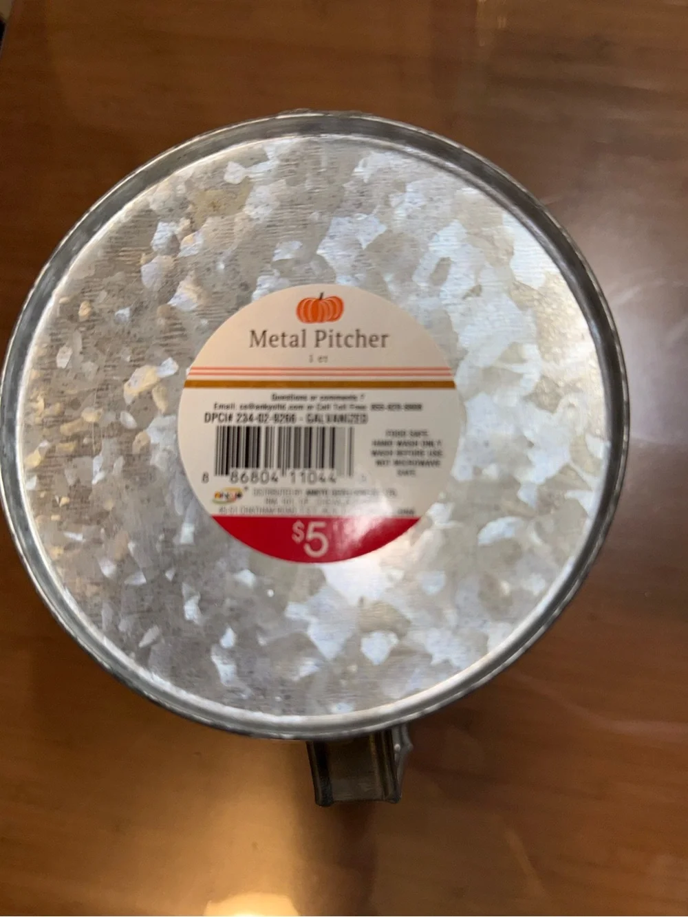 Set of Hammered Metal Pitchers – Silver Decorative
